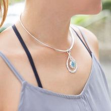 Load image into Gallery viewer, Pear Shape Pendant with Blue Topaz Drop - SoMag2