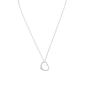 Necklace and Floating Heart Pendant - SoMag2