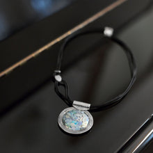 Load image into Gallery viewer, Multistrand Leather with Roman Glass Necklace - SoMag2
