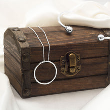 Load image into Gallery viewer, Textured Circle Necklace - SoMag2