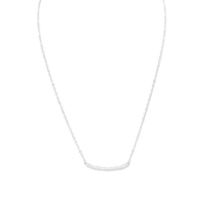 Faceted Clear Quartz Bead Necklace - April Birthstone - SoMag2