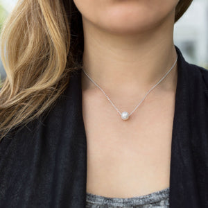 Floating Cultured Freshwater Pearl Necklace - SoMag2