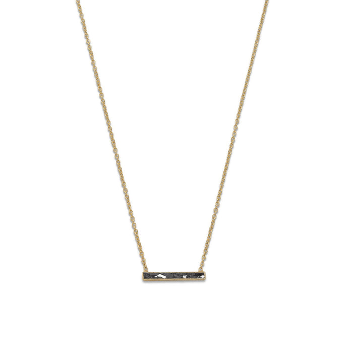 Gold Plated Diamond Chip Necklace - SoMag2