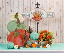Load image into Gallery viewer, Small Turquoise Glass Pumpkin - The Southern Magnolia Too