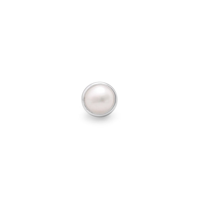 White Cultured Freshwater Pearl Slide - SoMag2