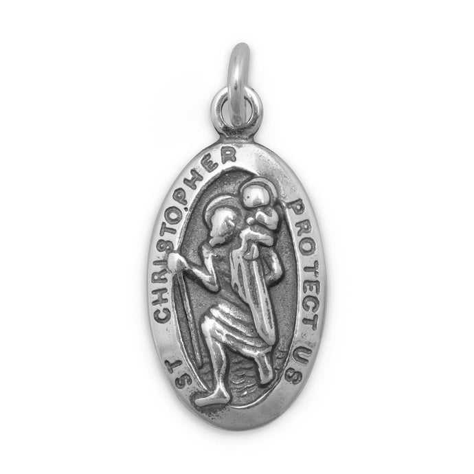 Small Oval Saint Christopher Charm - SoMag2