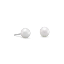Load image into Gallery viewer, Cultured Freshwater Pearl Stud Earrings - SoMag2