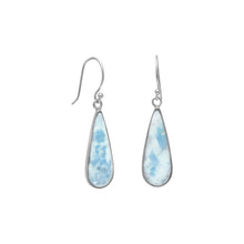 Load image into Gallery viewer, Pear Shape Larimar Earrings - SoMag2