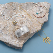 Load image into Gallery viewer, Hammered Open Circle Earrings - SoMag2