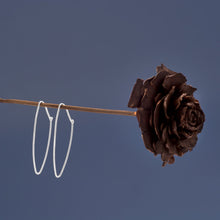 Load image into Gallery viewer, Thin Oval Wire Hoops - SoMag2