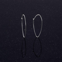 Load image into Gallery viewer, Thin Oval Wire Hoops - SoMag2
