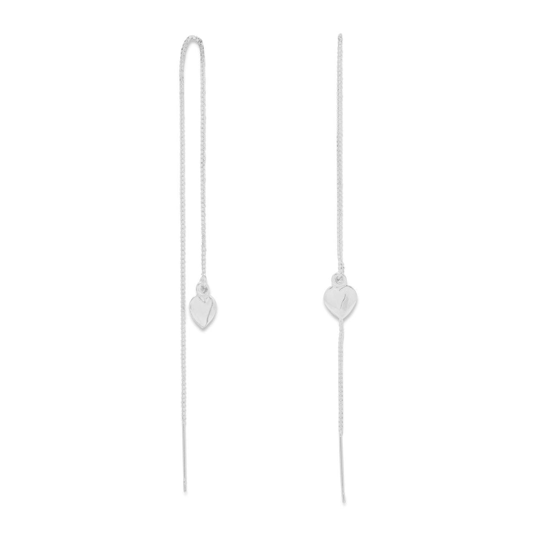 Heart Threader Earrings - SoMag2