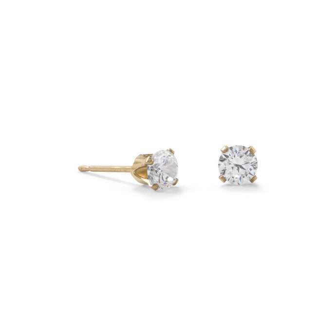 Gold Filled CZ Stud Earrings - SoMag2