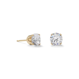 Gold Filled CZ Stud Earrings - SoMag2