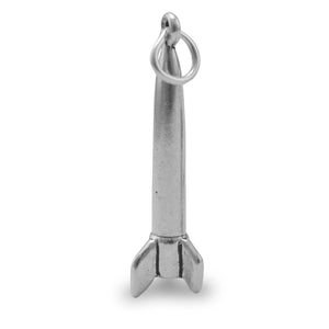Sterling Silver Rocket Charm - SoMag2