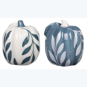 Autumn Blue Pumpkin Salt and Pepper Shaker Set - SoMag2