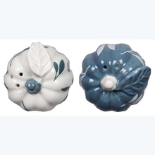 Load image into Gallery viewer, Autumn Blue Pumpkin Salt and Pepper Shaker Set - SoMag2