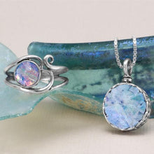 Load image into Gallery viewer, Small Round Ancient Glass Necklace - SoMag2