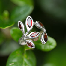 Load image into Gallery viewer, Wrap Around Garnet Ring - SoMag2