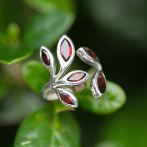 Wrap Around Garnet Ring - SoMag2
