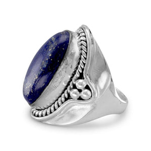 Oxidized Lapis Ring - SoMag2