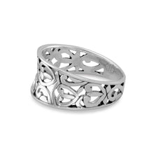 Load image into Gallery viewer, Oxidized Heart Design Ring - SoMag2