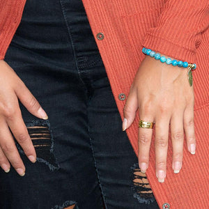 Gold Plated Wrap Feather Ring - SoMag2