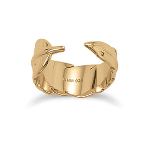 Gold Plated Wrap Feather Ring - SoMag2