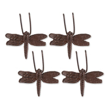 Load image into Gallery viewer, Cast Iron Dragonfly Pot Hanger Weights