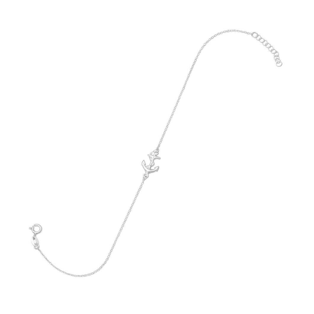 Sideways Anchor Anklet - SoMag2