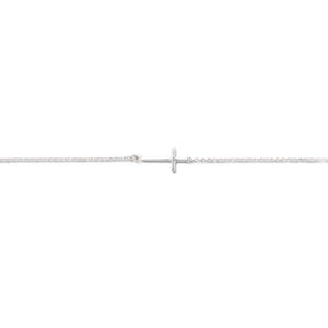 Sideways Cross Anklet - SoMag2