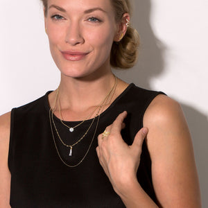 Gold Plated Snake Ear Cuffs with Signity CZs - SoMag2