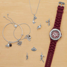Load image into Gallery viewer, Oval Garnet Charm - January Birthstone - SoMag2