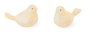 Light Yellow Birds Ceramic Salt and Pepper Shaker Set - SoMag2