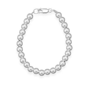 Sterling Silver Bead Strand Bracelet - SoMag2