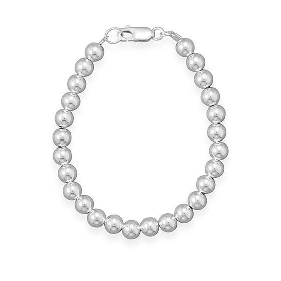 Sterling Silver Bead Strand Bracelet - SoMag2