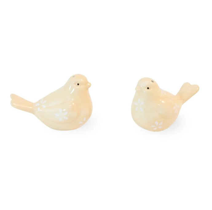 Light Yellow Birds Ceramic Salt and Pepper Shaker Set - SoMag2