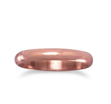 Load image into Gallery viewer, Smooth Domed Solid Copper Ring - SoMag2