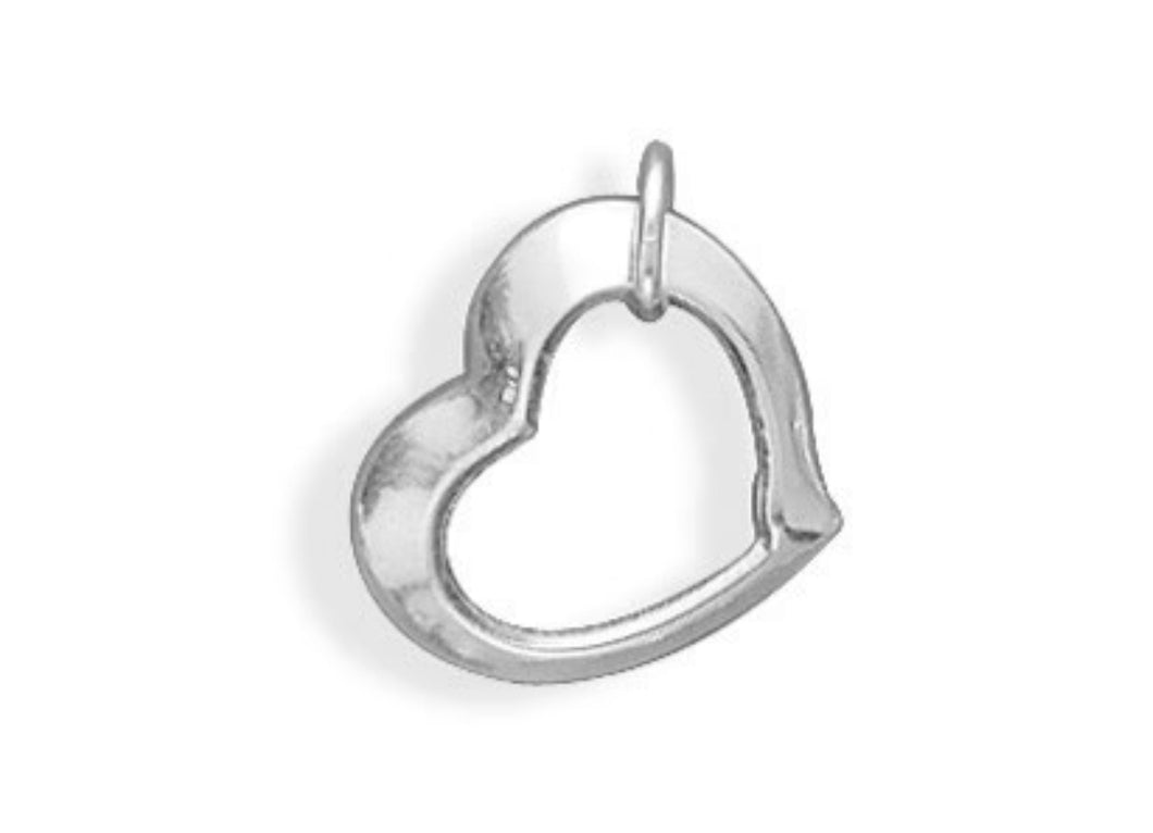 Floating Heart Charm