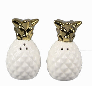 Gold Pineapple Salt and Pepper Set