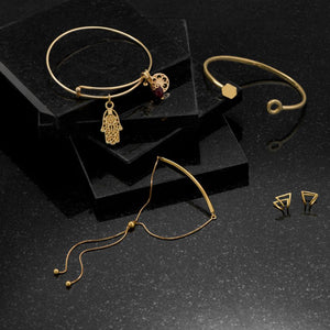 Gold Plated Bar Friendship Bolo Bracelet - SoMag2